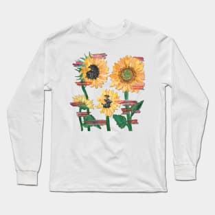 Sunflowers Long Sleeve T-Shirt